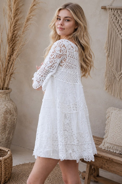 Woodstock Whisper Cotton Tunic White