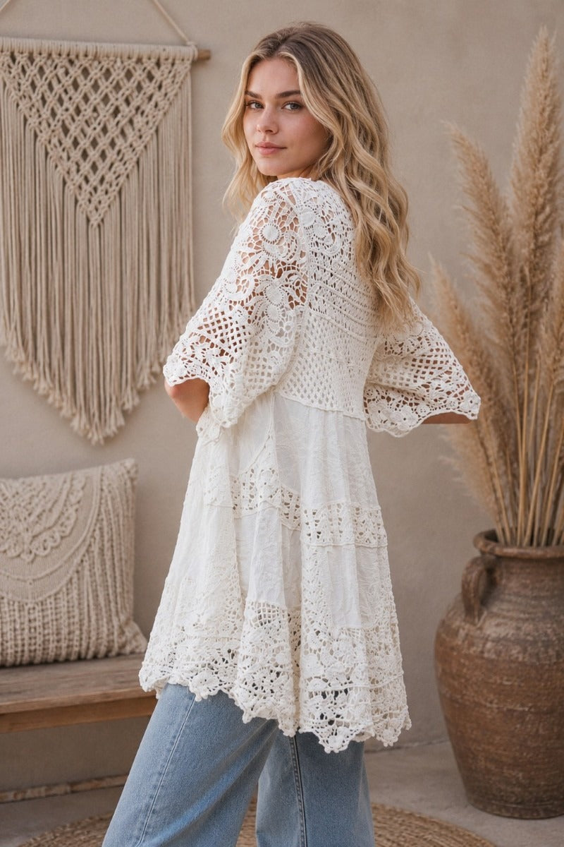 Woodstock Whisper Cotton Tunic Natural