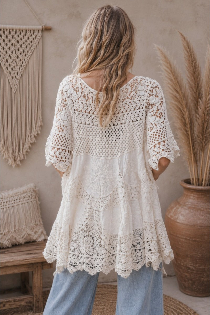 Woodstock Whisper Cotton Tunic Natural