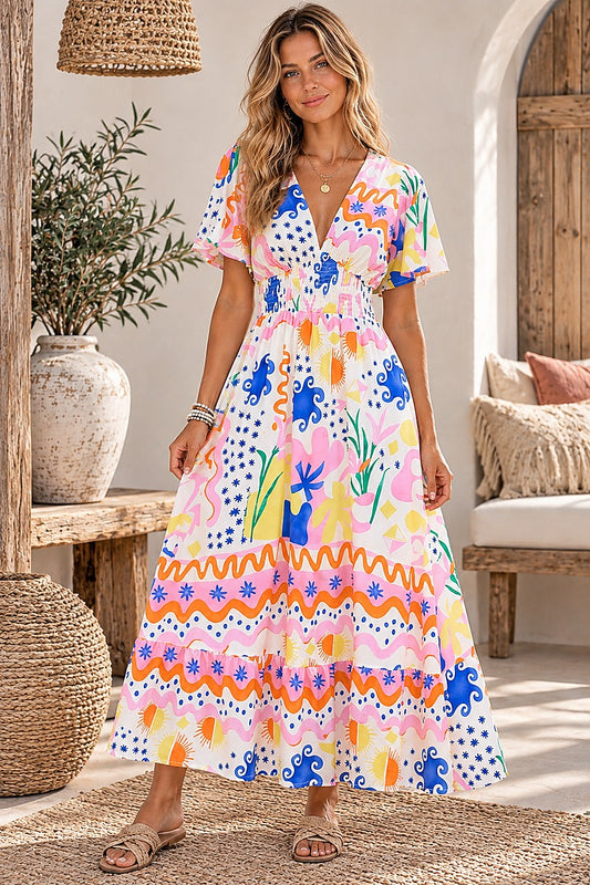 Sunshine Gypsy Rayon Maxi Dress