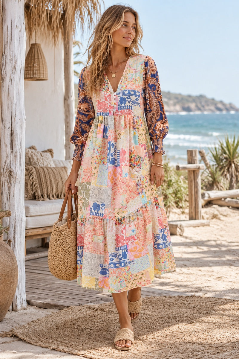 Wildflower Patchwork Dress