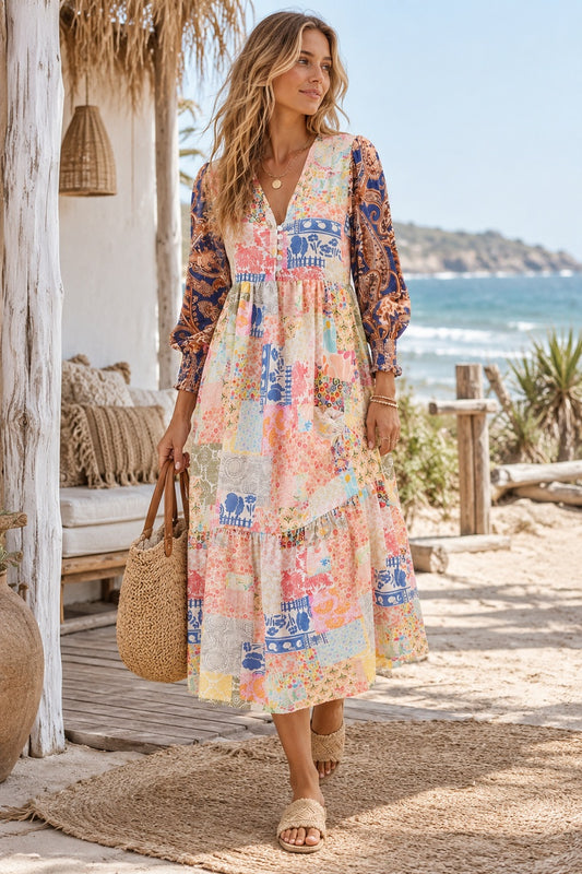 Wildflower Patchwork Dress