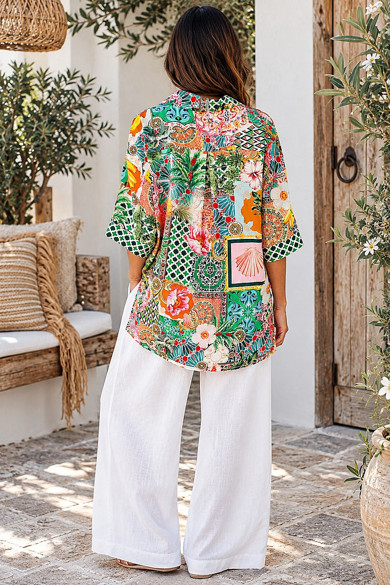 Coastal Mosaic Shirt