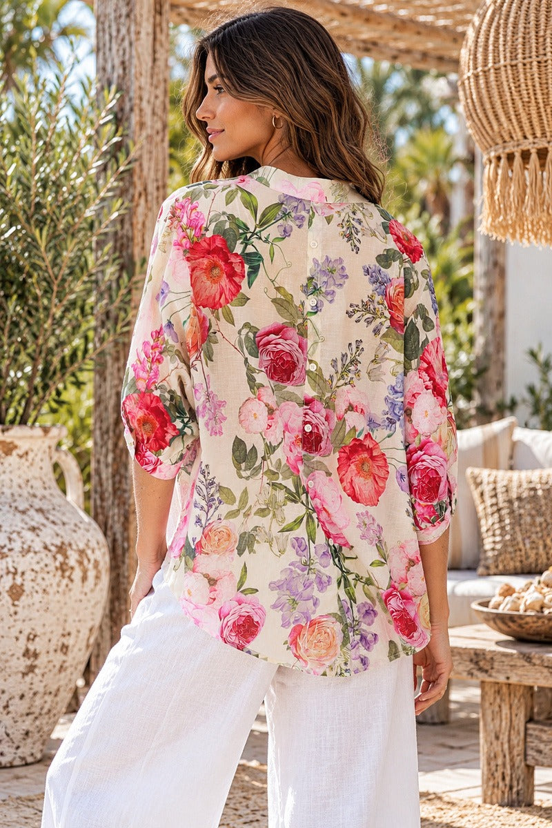 Amelie Button Back Blouse