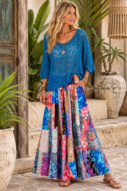 Bohemian Wanderer Patchwork Pants PWP6