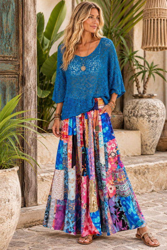 Bohemian Wanderer Patchwork Pants PWP6