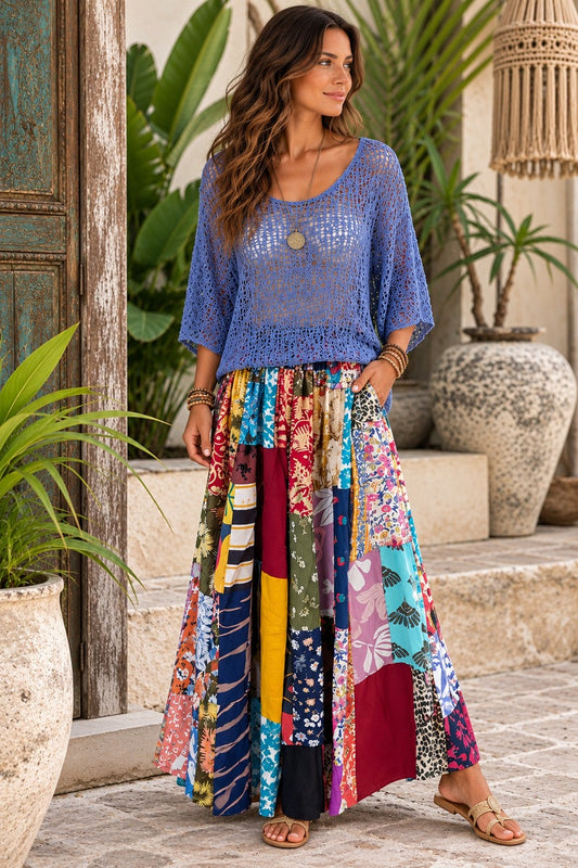 Bohemian Wanderer Patchwork Pants PWP7