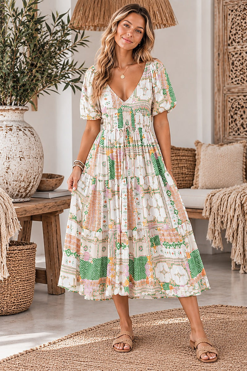 Positano Midi Dress