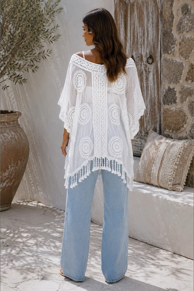 Luna Drift Top White