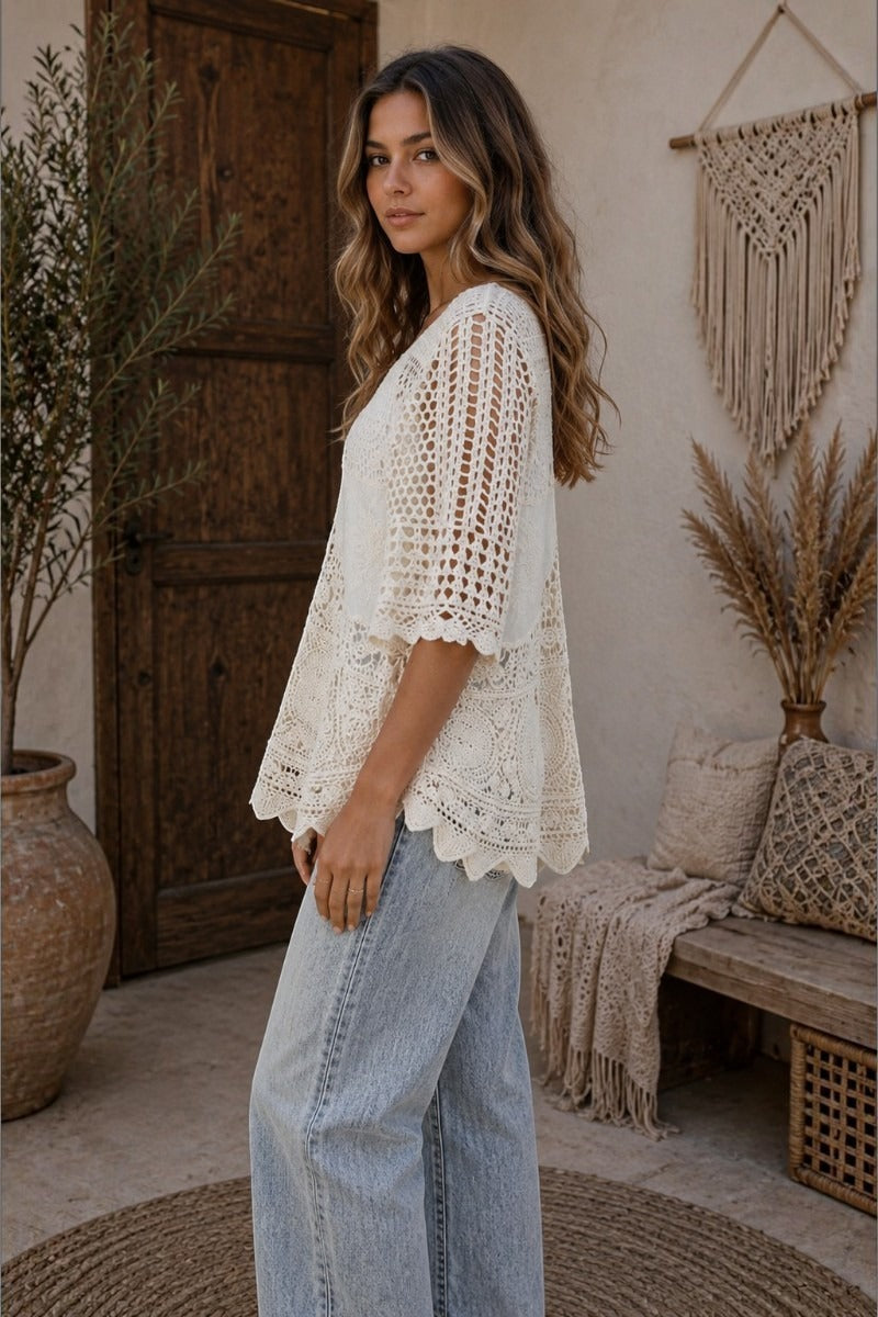 Ivory Serenity Top