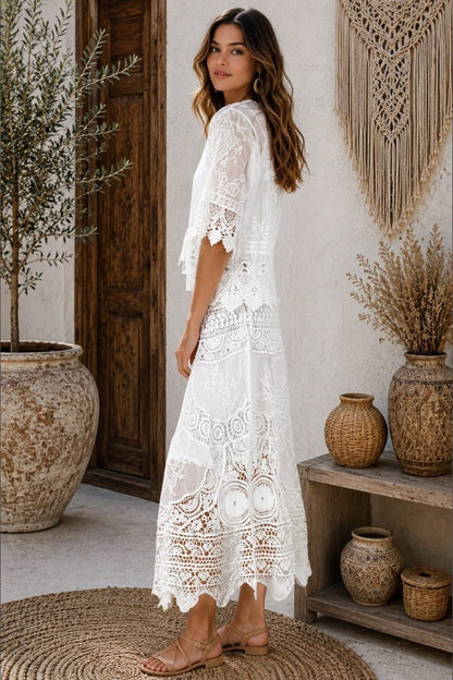 White Heirloom Lace Skirt