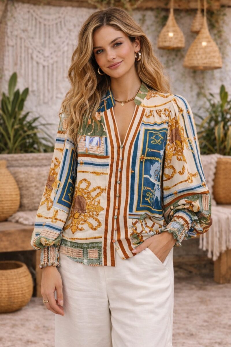 The Regal Luxe Blouse