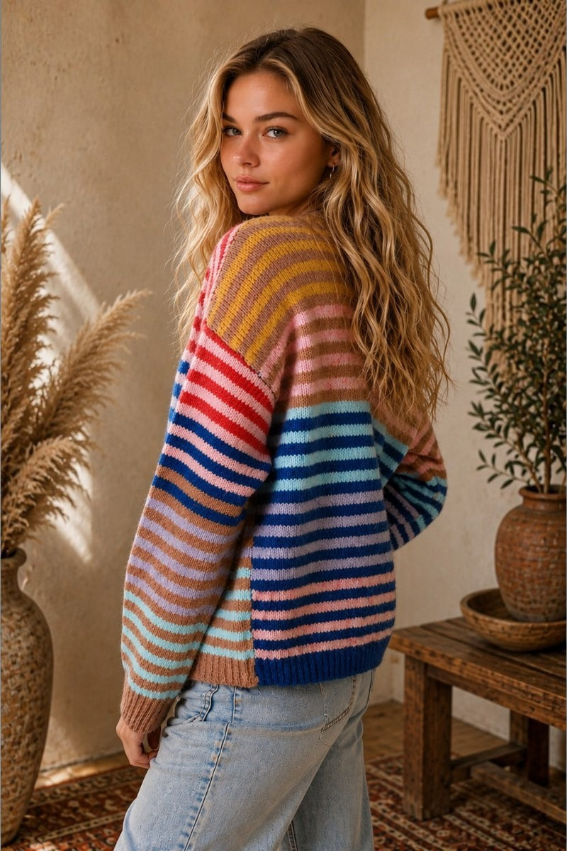 Coastal Carnival Knit Cardigan