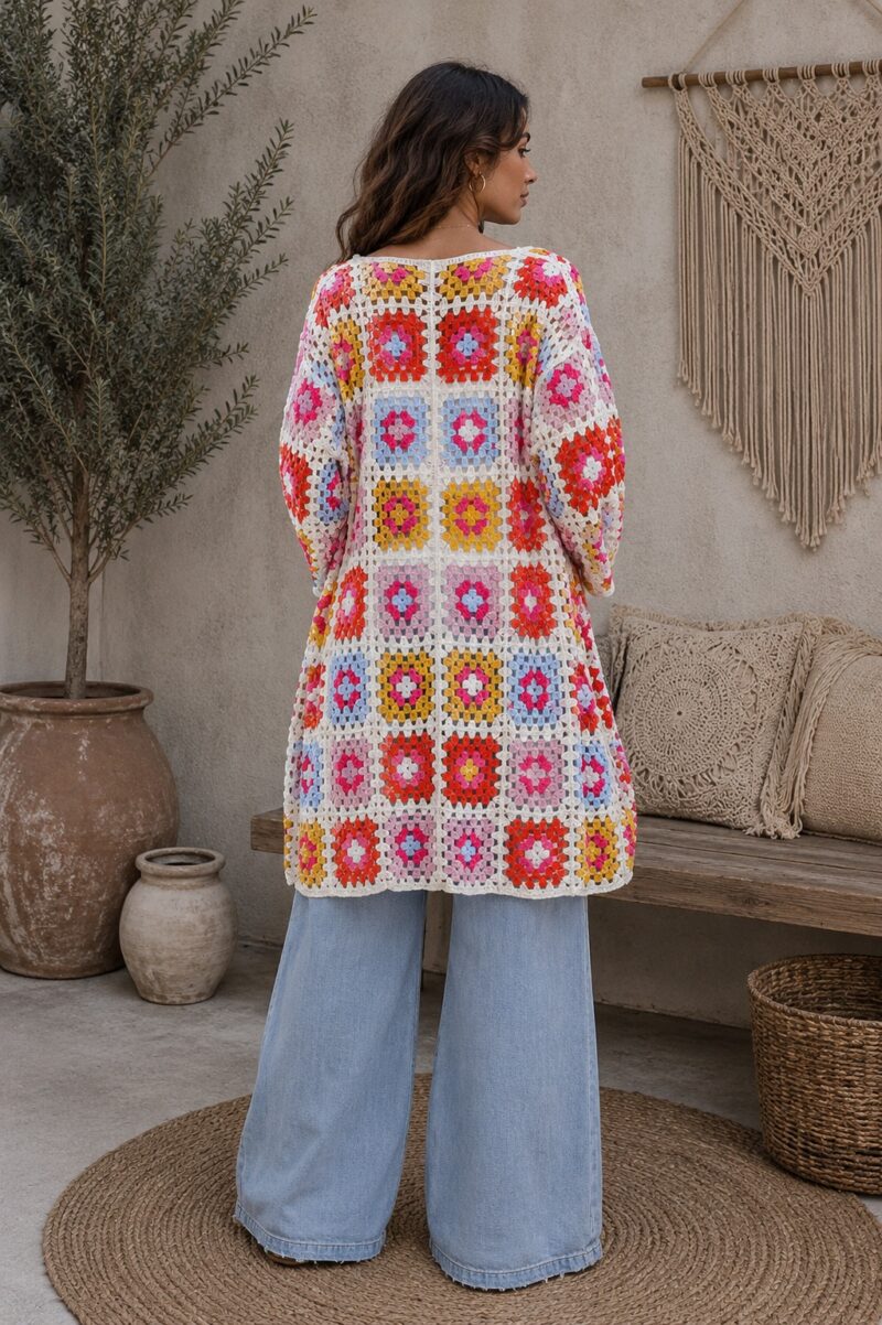 Boho Fiesta Crochet Jacket
