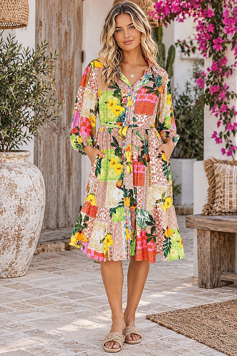 Capri Midi Garden Dress