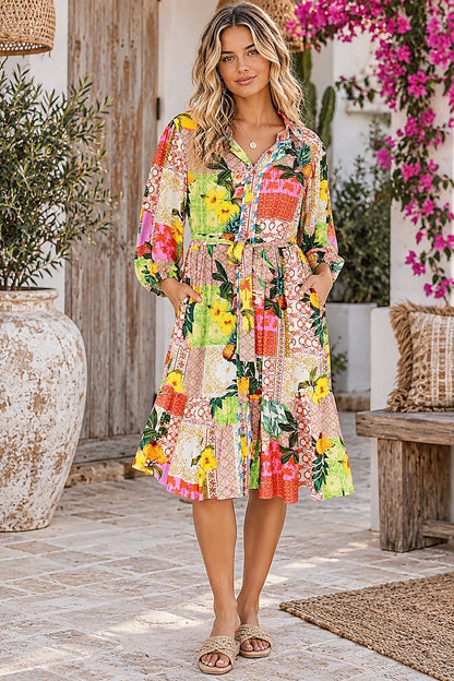Capri Midi Garden Dress