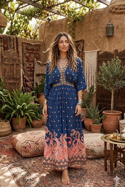 Midnight Soleil Maxi Dress