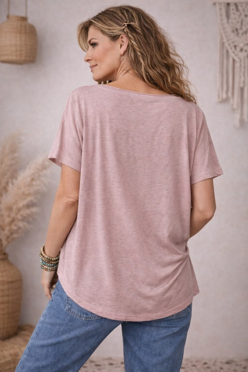 Starlight Cotton Blush Tee