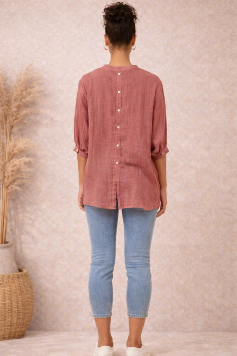 Wanderer Oversized Shirt Burgundy