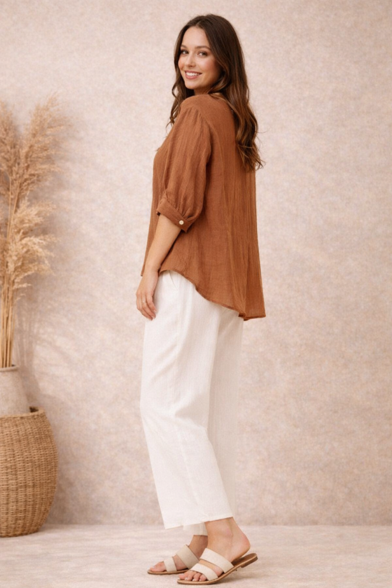 Wanderer Oversized Shirt Hazel