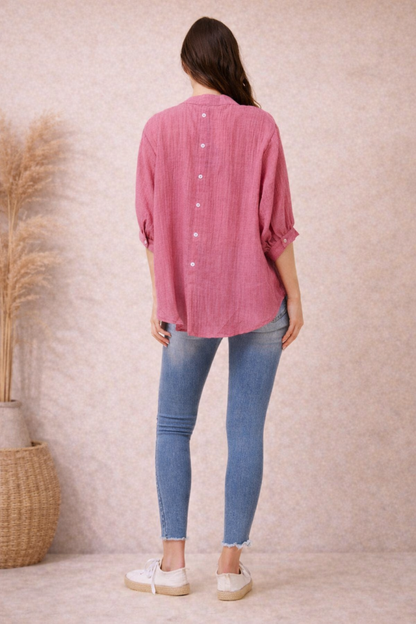 Wanderer Oversized Shirt Orchid
