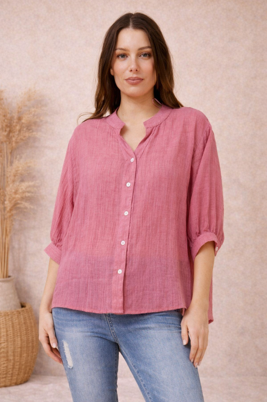 Wanderer Oversized Shirt Orchid