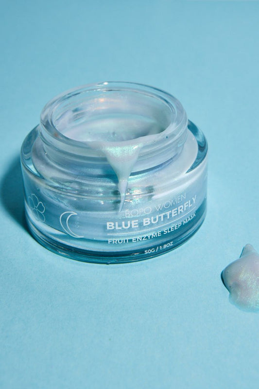 BOPO WOMEN Blue Butterfly Enzyme Sleep Mask