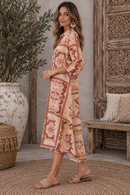 Wanderlust Paisley Shirt Dress