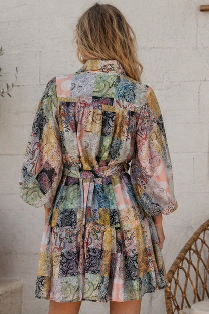 Wanderlust Patch Mini Dress
