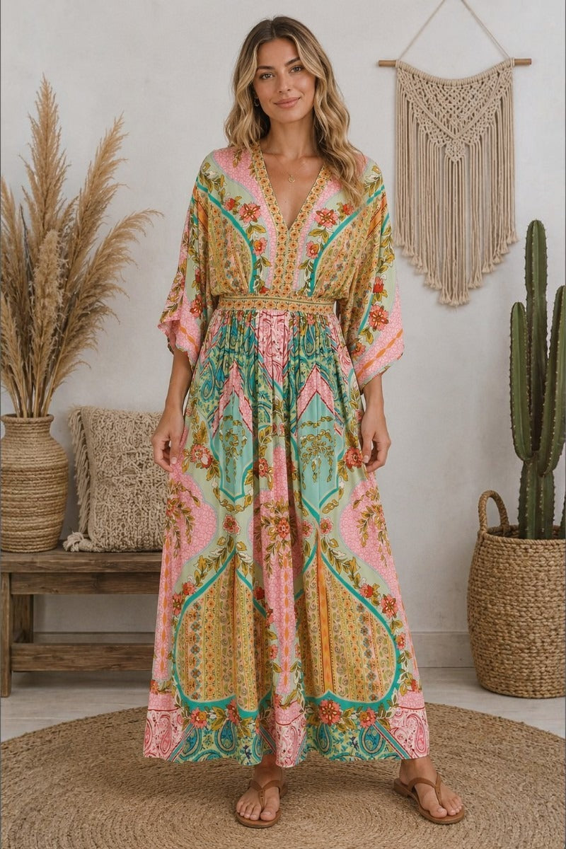 Sunlit Oasis Maxi Dress