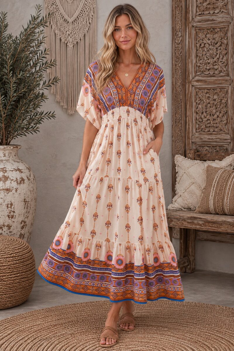 Sunset Gypsy Maxi Dress