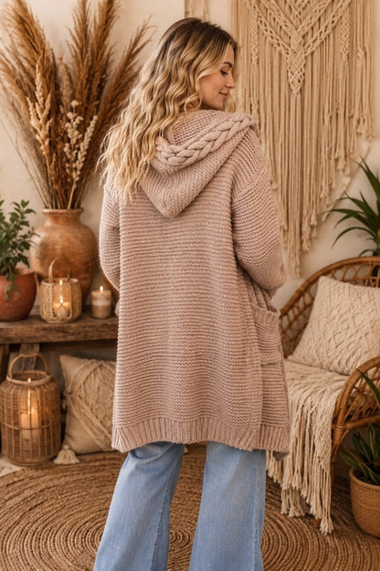 Oatmeal Boho Knit Jacket