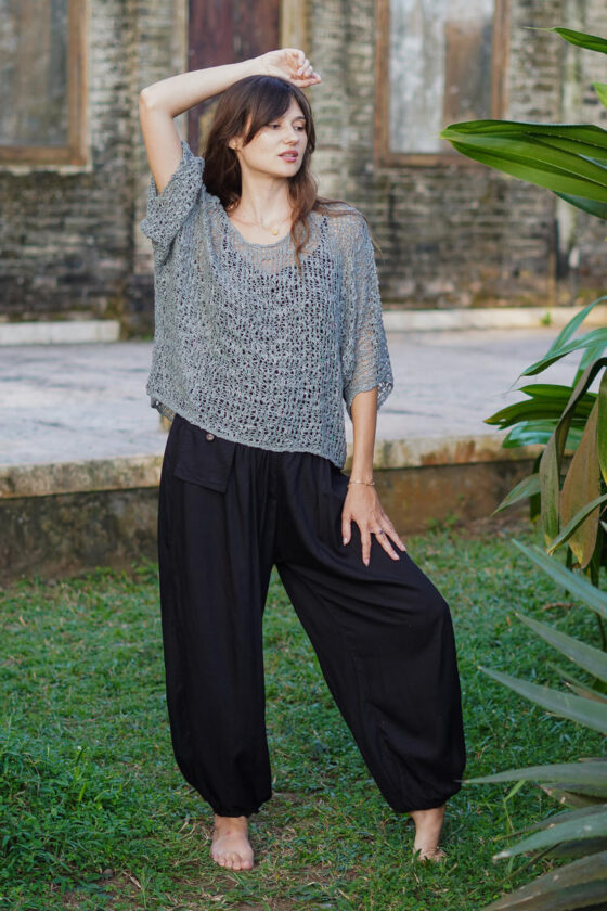 Nomad Harem Pants Black - Image 3