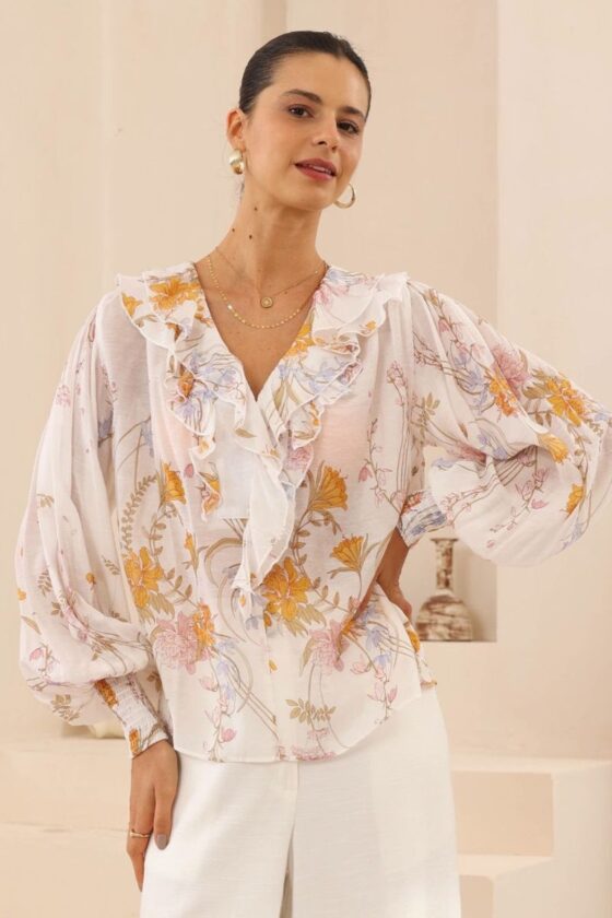 Eden Ruffle Blouse