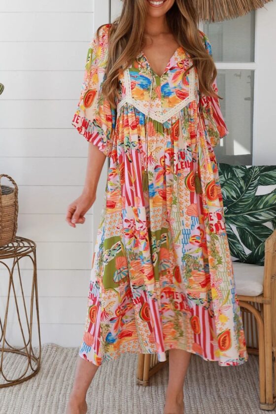 Carmella Fiesta Midi Dress