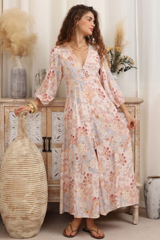 Rosewater Maxi Dress