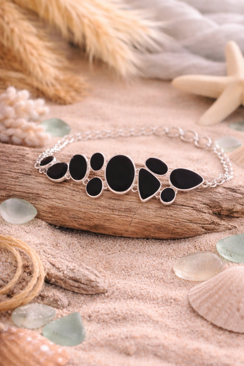 Coastal Drift Adjustable Bracelet – Midnight