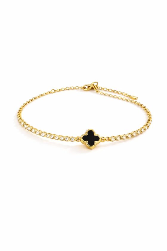 Midnight Clover Waterproof Bracelet