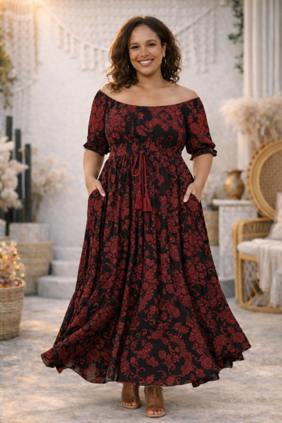 Scarlet Moon Maxi Dress