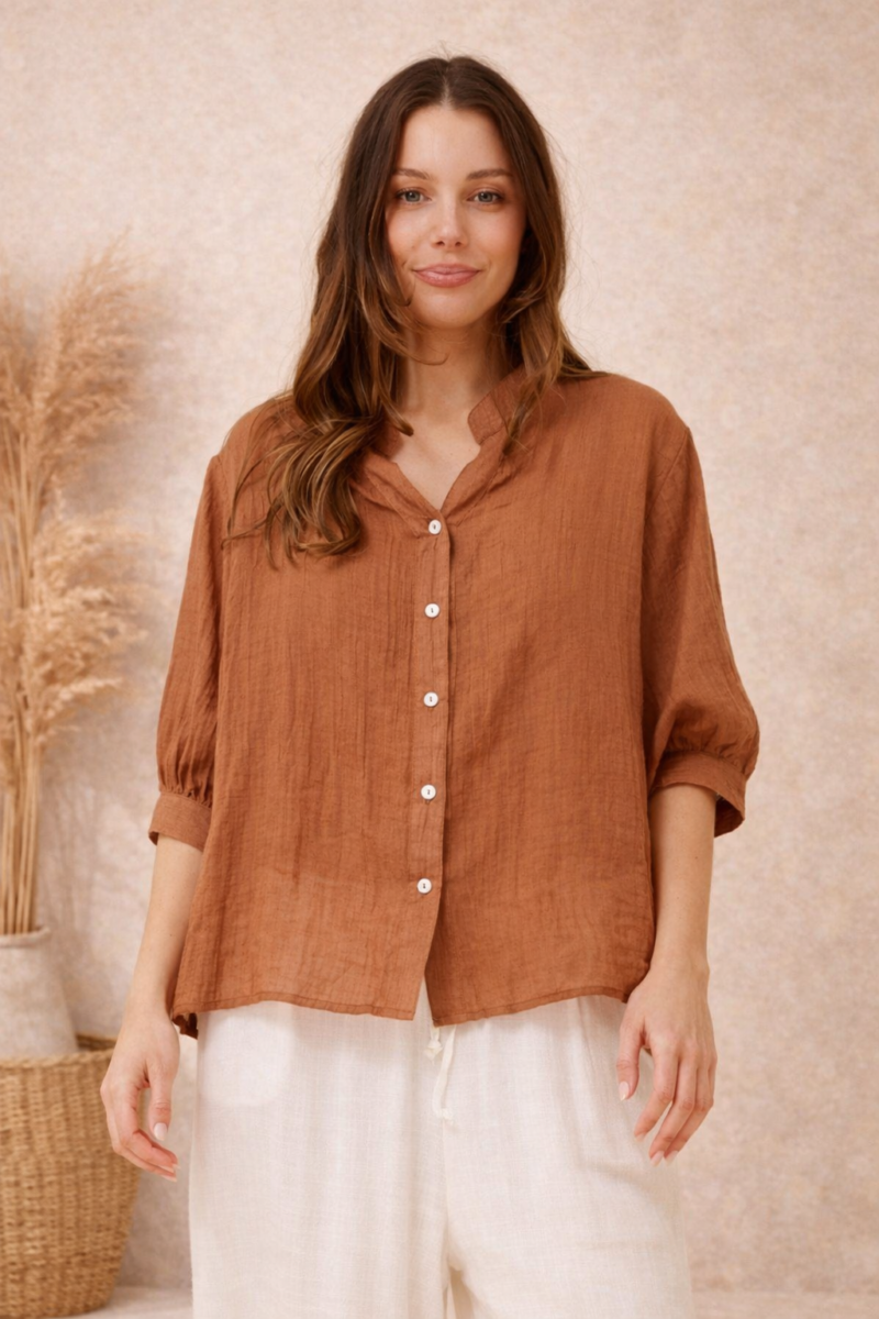 Wanderer Oversized Shirt Hazel