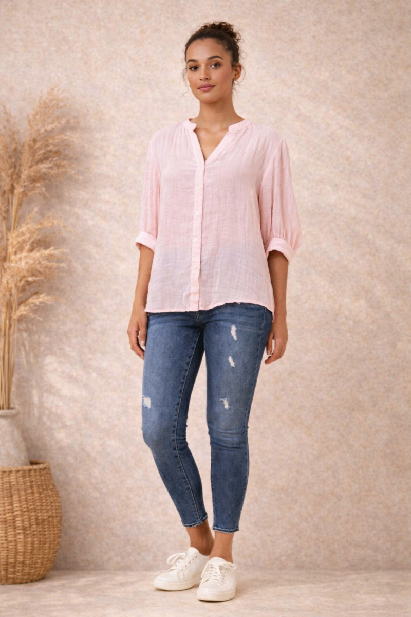 Wanderer Oversized Shirt Pale Pink